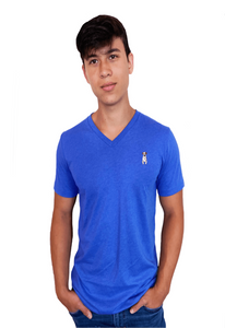 MEN'S JERSEY SHORT SLEEVE V-NECK T-SHIRT