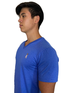 MEN'S JERSEY SHORT SLEEVE V-NECK T-SHIRT