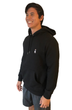 Load image into Gallery viewer, BLACK HOODED SWEATSHIRT
