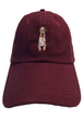 Load image into Gallery viewer, BURGUNDY RED BASEBALL HAT
